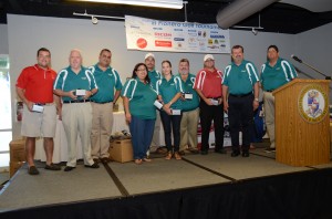 El presidente de la PUCPR, Dr. Jorge Iván Vélez Arocho también reconoció al Comité Organziador actual.(Foto: José Ángel Torres)