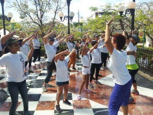 El grupo participó de la grabación del anuncio oficial de "Relevo por la Vida" de la Sociedad Americana del Cáncer. (Suministrado)
