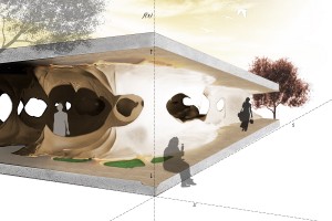 El proyecto plantea imitar el proceso de crecimiento de los huesos humanos y traducirlo en un método de fabricación para estructuras de concreto.