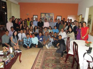 Los estudiantes internacionales participaron de la segunda "Cena Presidencial".