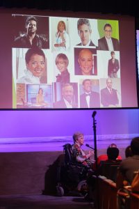  Sandra fue una de las ponentes en el evento “Sensibilizando protejo mis derechos”.